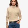 Slouchy Cable Roll Neck Jumper Slouchy Cable Roll Neck Jumper