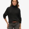 Slouchy Cable Roll Neck Jumper Slouchy Cable Roll Neck Jumper