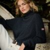 Slouchy Cable Roll Neck Jumper Slouchy Cable Roll Neck Jumper