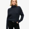 Slouchy Cable Roll Neck Jumper Slouchy Cable Roll Neck Jumper