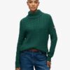 Slouchy Cable Roll Neck Jumper Slouchy Cable Roll Neck Jumper