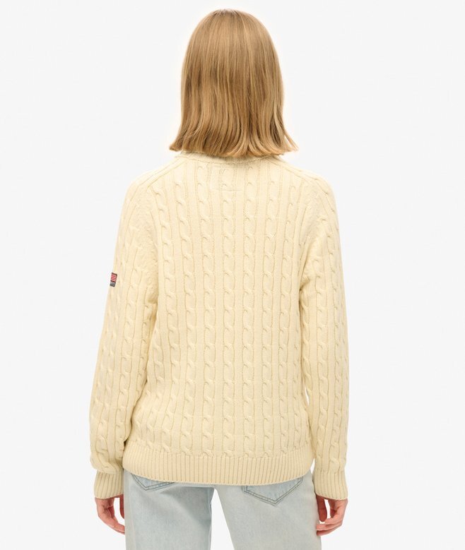 Slouchy Cable Roll Neck Jumper Slouchy Cable Roll Neck Jumper
