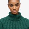 Slouchy Cable Roll Neck Jumper Slouchy Cable Roll Neck Jumper