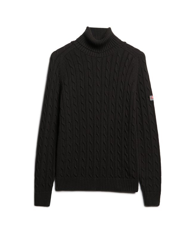 Slouchy Cable Roll Neck Jumper Slouchy Cable Roll Neck Jumper