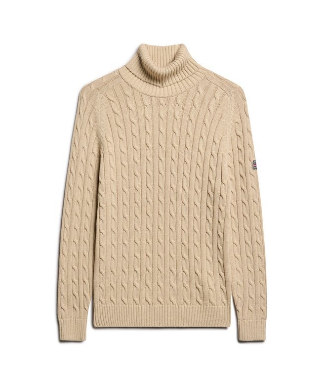 Slouchy Cable Roll Neck Jumper Slouchy Cable Roll Neck Jumper