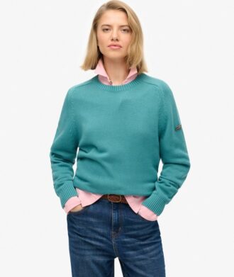 Slouchy Knitted Crew Jumper