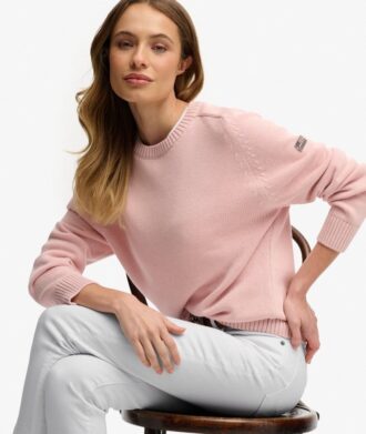 Slouchy Knitted Crew Jumper