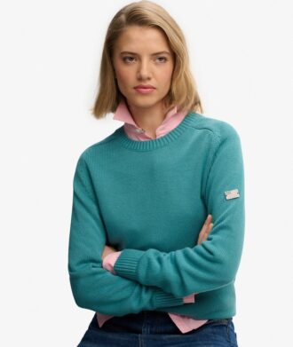 Slouchy Knitted Crew Jumper