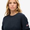 Slouchy Knitted Crew Jumper Slouchy Knitted Crew Jumper