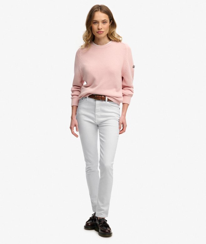 Slouchy Knitted Crew Jumper Slouchy Knitted Crew Jumper