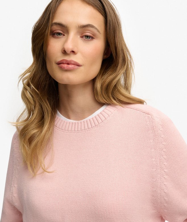 Slouchy Knitted Crew Jumper Slouchy Knitted Crew Jumper