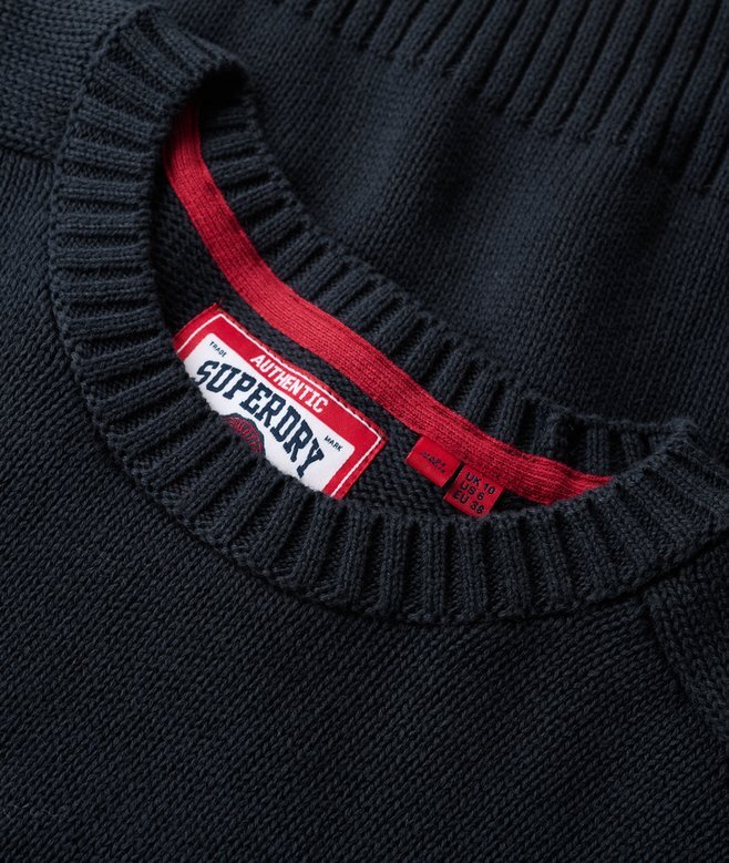 Slouchy Knitted Crew Jumper Slouchy Knitted Crew Jumper