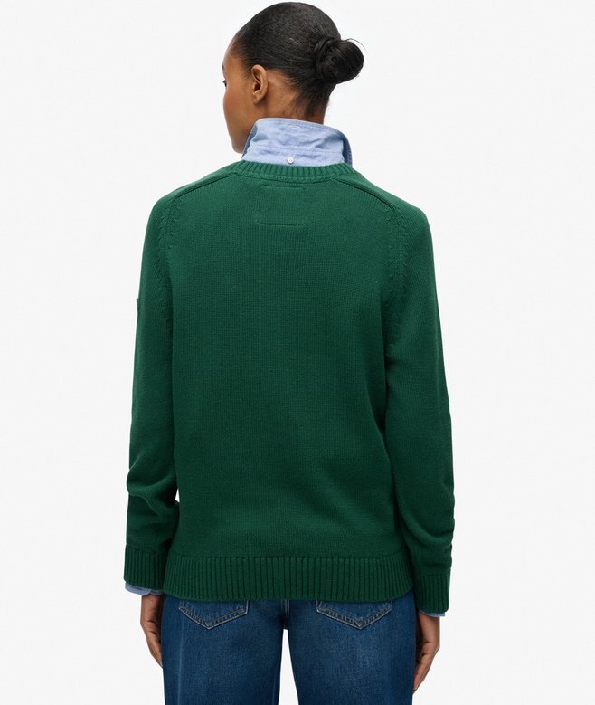 Slouchy Knitted Crew Jumper Slouchy Knitted Crew Jumper