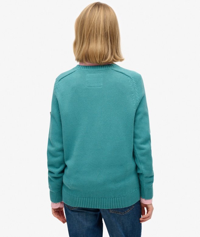 Slouchy Knitted Crew Jumper Slouchy Knitted Crew Jumper