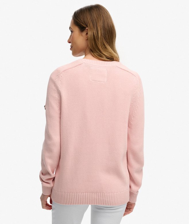 Slouchy Knitted Crew Jumper Slouchy Knitted Crew Jumper