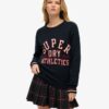 Slouchy Knitted Graphic Crew Jumper Slouchy Knitted Graphic Crew Jumper