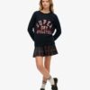 Slouchy Knitted Graphic Crew Jumper Slouchy Knitted Graphic Crew Jumper