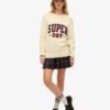Slouchy Knitted Graphic Crew Jumper Slouchy Knitted Graphic Crew Jumper