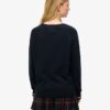 Slouchy Knitted Graphic Crew Jumper Slouchy Knitted Graphic Crew Jumper