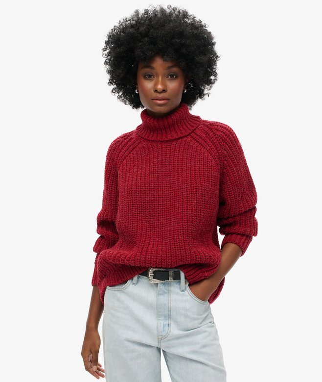 Slouchy Stitch Roll Neck Knit Slouchy Stitch Roll Neck Knit