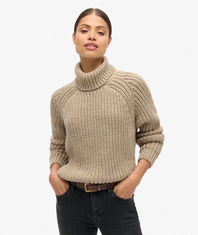 Slouchy Stitch Roll Neck Knit Slouchy Stitch Roll Neck Knit