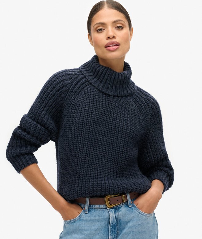 Slouchy Stitch Roll Neck Knit Slouchy Stitch Roll Neck Knit