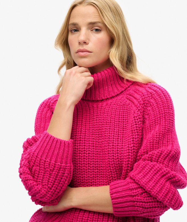 Slouchy Stitch Roll Neck Knit Slouchy Stitch Roll Neck Knit