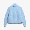 Slouchy Stitch Roll Neck Knit