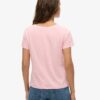 Slub Embroidered V-Neck T-Shirt