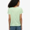 Slub Embroidered V-Neck T-Shirt