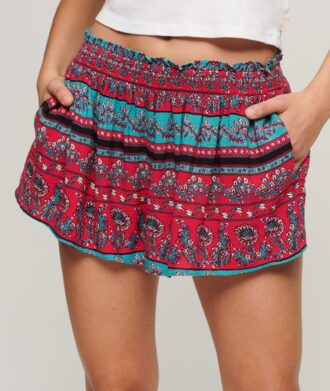 Smocked Beach Shorts