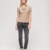 Sport Luxe Logo Fitted Cropped T-Shirt