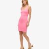 Square Neck Jersey Mini Dress