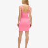 Square Neck Jersey Mini Dress