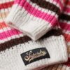 Stripe Cropped Roll Neck Jumper