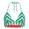 Stripe Triangle Bikini Top