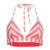 Stripe Triangle Bikini Top