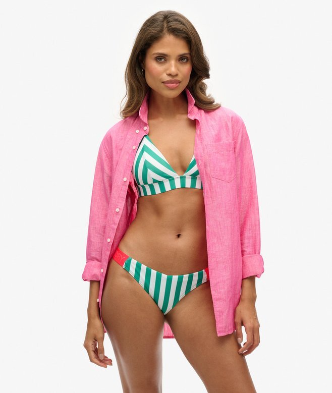 Striped Cheeky Bikini Bottoms Striped Cheeky Bikini Bottoms