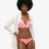 Striped Cheeky Bikini Bottoms