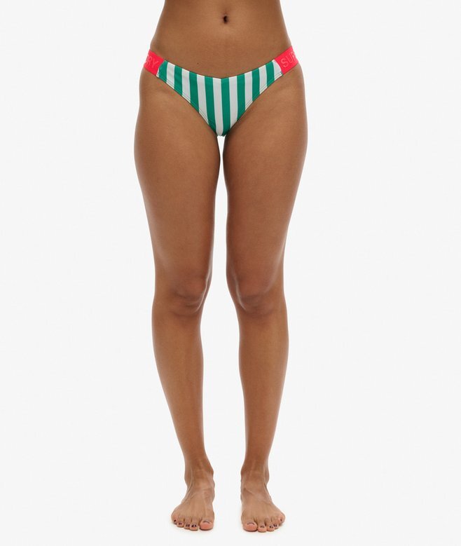Striped Cheeky Bikini Bottoms Striped Cheeky Bikini Bottoms