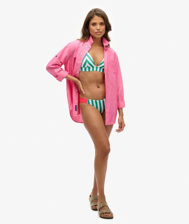 Striped Cheeky Bikini Bottoms Striped Cheeky Bikini Bottoms