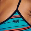 Striped Recycled Bikini Top
