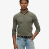 Studios Long Sleeve Jersey Polo Shirt