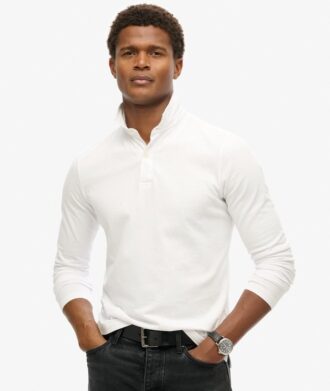 Studios Long Sleeve Jersey Polo Shirt