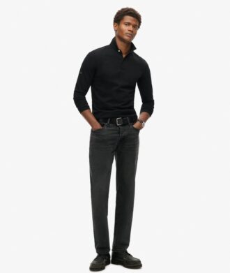 Studios Long Sleeve Jersey Polo Shirt