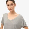 Studios Slub Embroidered V-Neckline T-Shirt Studios Slub Embroidered V-Neckline T-Shirt
