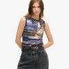 Sub Print Vest Top