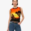 Sub Print Vest Top