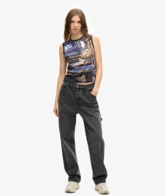 Sub Print Vest Top
