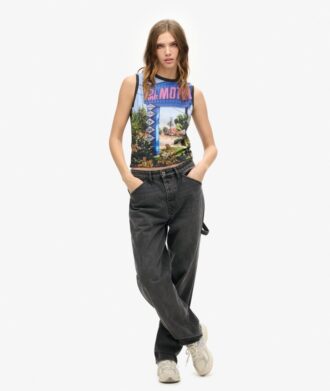 Sub Print Vest Top